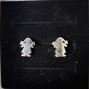 TOUS Sweet Dolls earrings in sterling silver.
